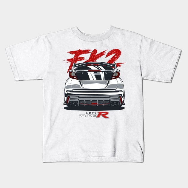 Civic Type R FK2 Kids T-Shirt by idrdesign